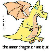 My inner dragon color is GOLD. Click here to try the Quiz!