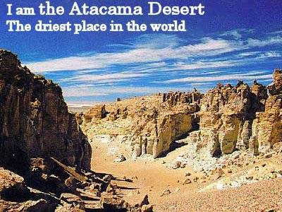 I am the Atacama Desert!
